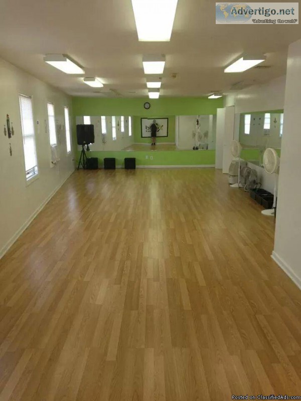 FITNESS CENTER SPACE FOR RENT HOURLY