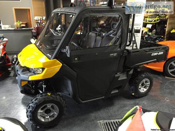 New 2016 Can-Am Defender DPS HD10 in Yellow stock 1507