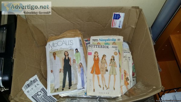Lot of sewing patterns