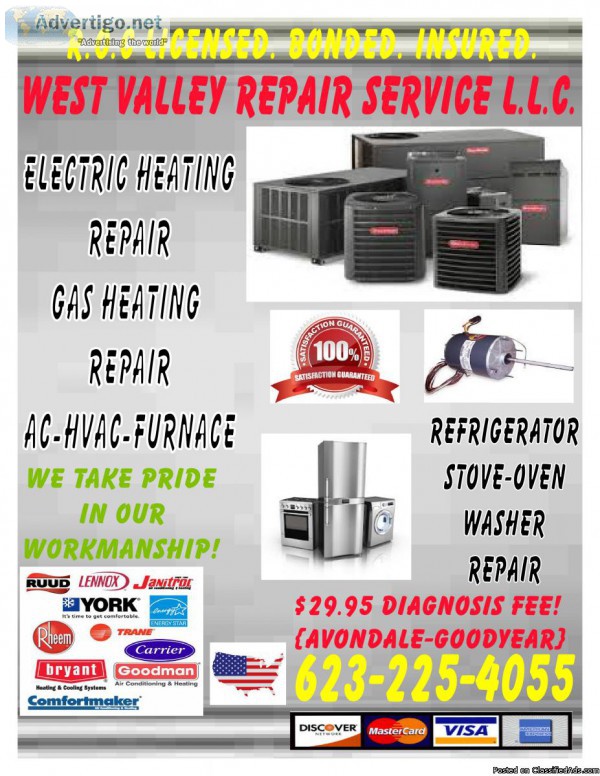 FURNACE  GAS HEATING Check up 59.95 affordable