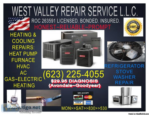 Affordable Checkup 29.95 Furnace Heat Pump &quotLicensed and Bon