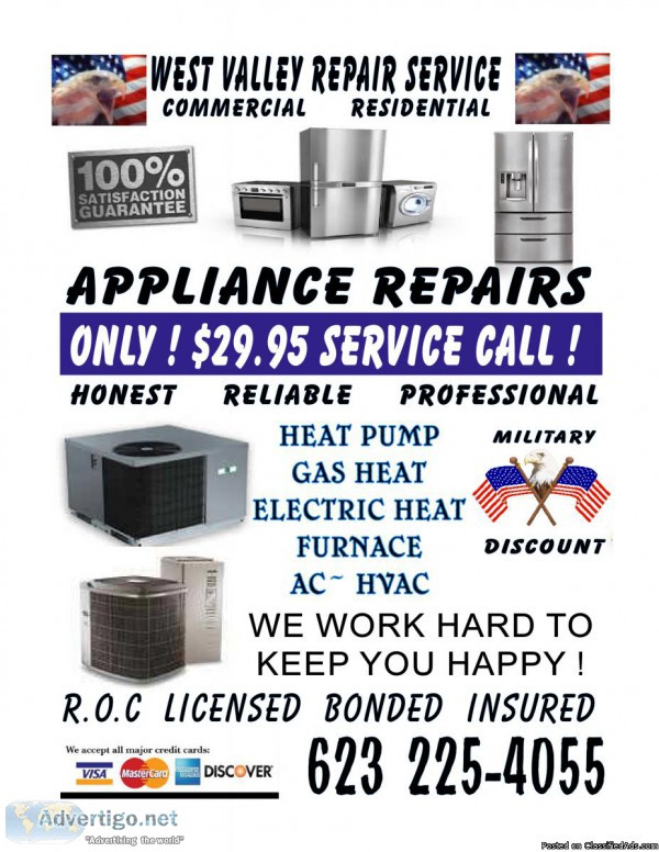  ELECTRIC HEATING  GAS HEATING Repair Service 29.95 Checkup