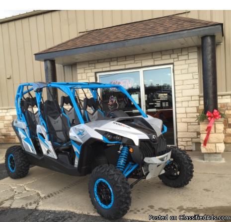 New 2016 Can-Am Maverick MAX X ds 1000R Turbo SSV UTV Hyper Silv