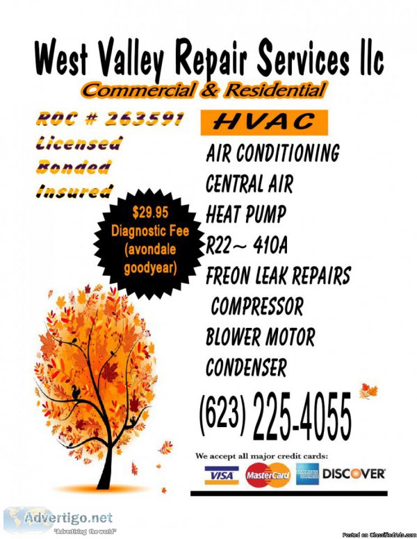 HEATING and COOLING SYSTEM REPAIR SERVICE Furnace Heat Pump Ac H