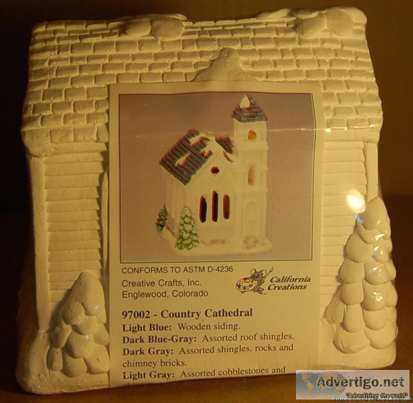 Craft Ceramic Buildings to Paint