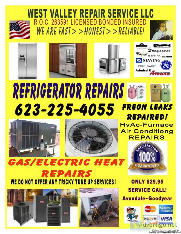 GE Refrigerator Repair Service a call away... affordable diagnos