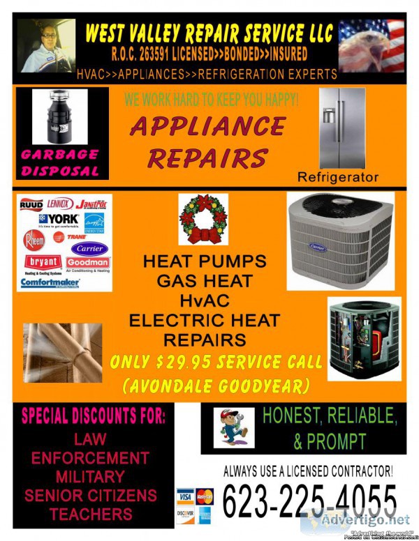 Air Conditioning and HEATING REPAIR Diagnosis 29.95  Furnace