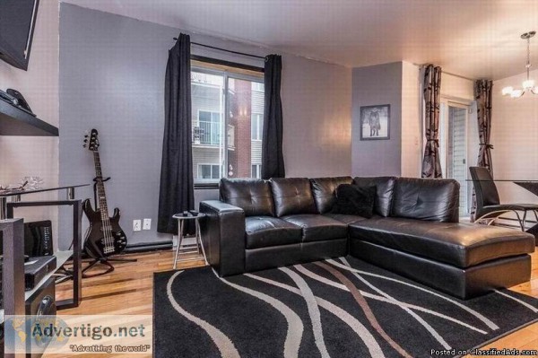 Superb 2 storey condo 2 bedrooms Brossard