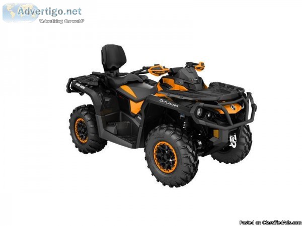 New 2016 Can-Am Outlander MAX XT-P 850 in BlackOrange 2016cba