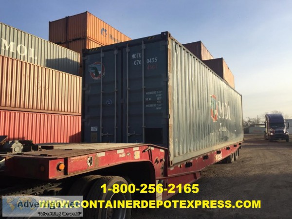 Used steel storage container for