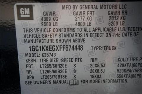 2015 Chevrolet Silverado 2500HD High Country