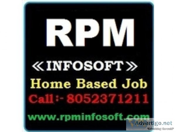 Part time home based offline online data