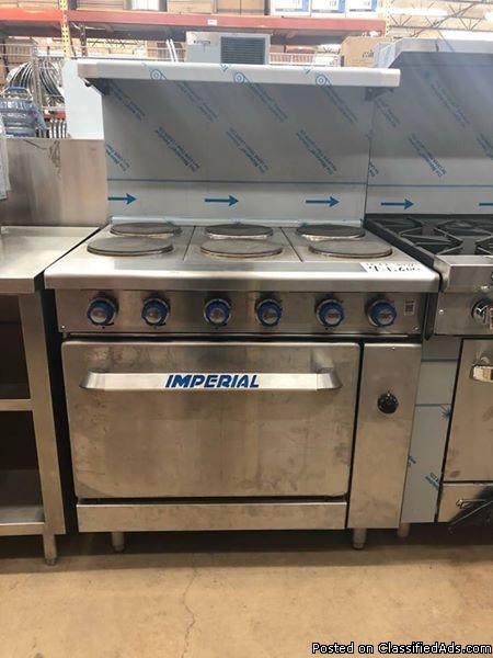 USED IMPERIAL 6 BURNER - ELECTRIC RANGE