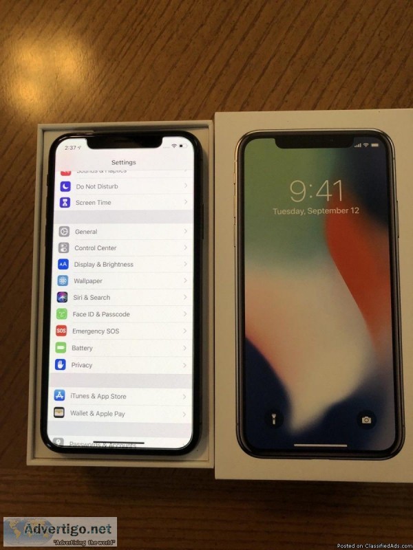 iPhone X 256GB Unlocked