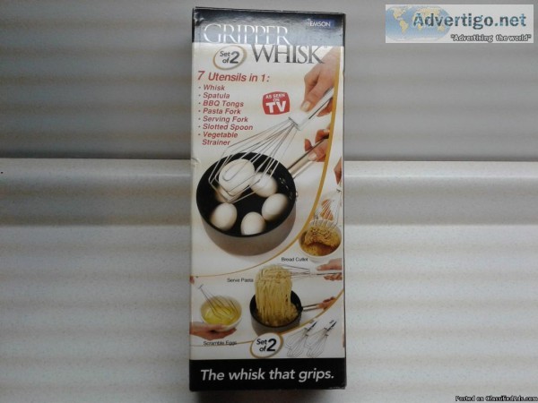 GRIPPER WHISK-SET OF 2-NEW