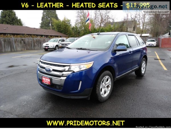 2013 FORD EDGE SEL  LEATHER  FAMILY READY