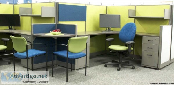 Fully Refurbished Office Cubicles and Workstations