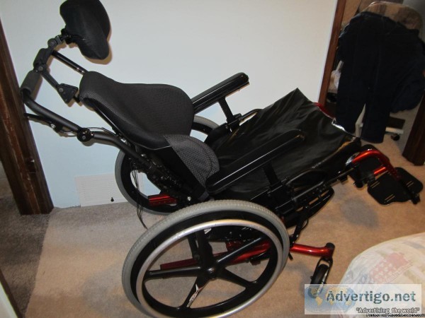 Focus CR. wheelchair adjustable positions
