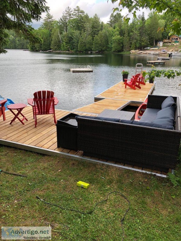 Beautiful Custom Docks for Sale