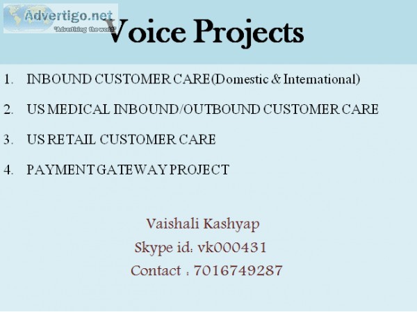 Voice Projects