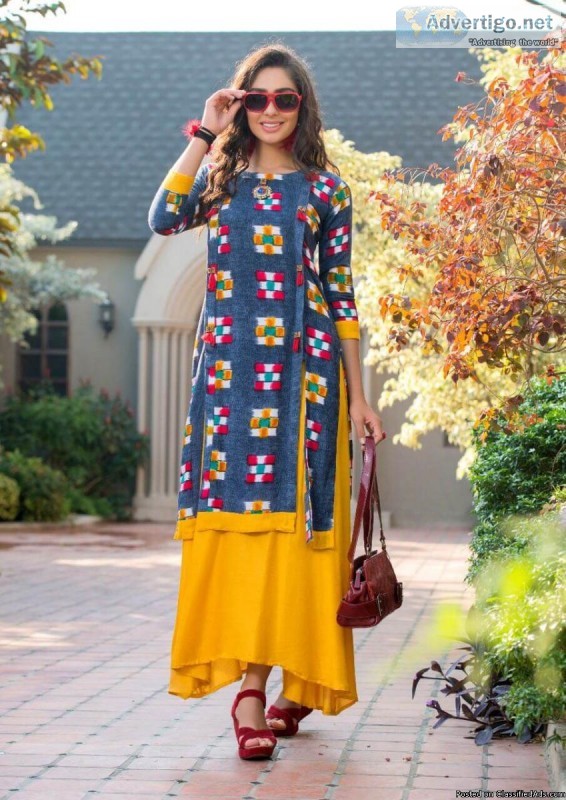 Buy Wholesale Fancy Kurtis Surat from Textile Infomedia