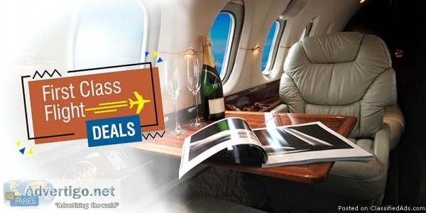 Grab First class flight deals at reasonable prices