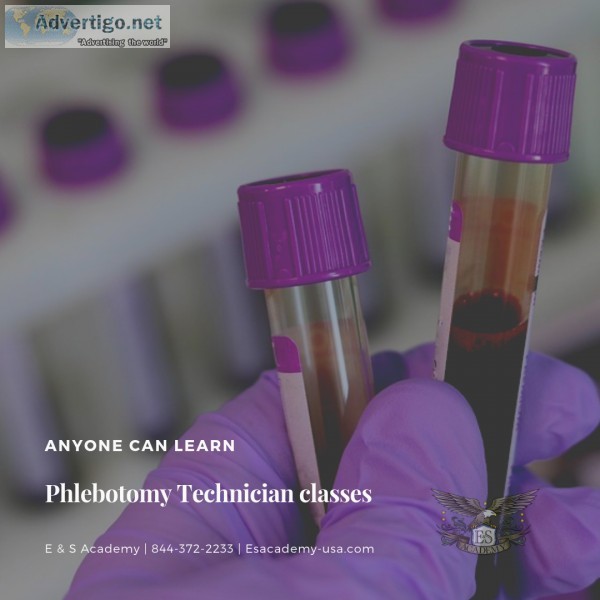 Anyone Can Do It - Phlebotomy Technician Classes