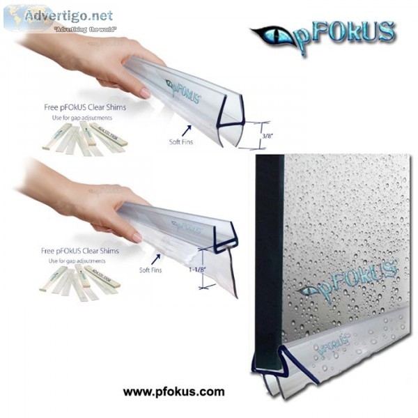 Frameless Shower Door Sweep - Shower Sweeps