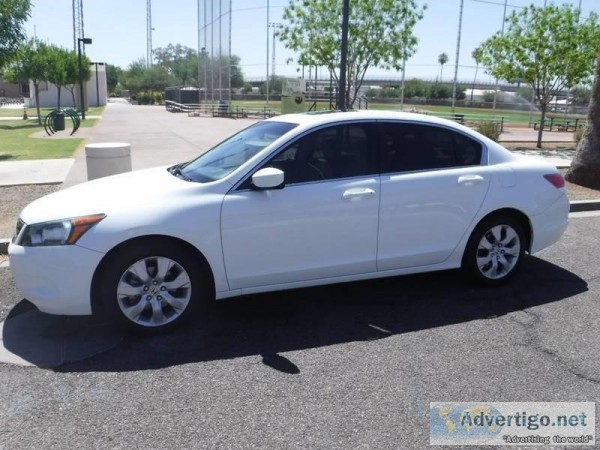 2010 Honda Accord EX-L White Sedan