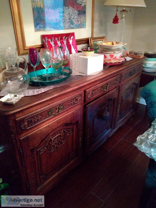 Beautiful AntiquesBuffet and Linen Press