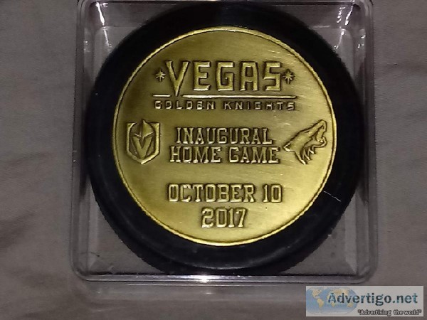 VGK Inaugural Home Game October 10 2017 Puck