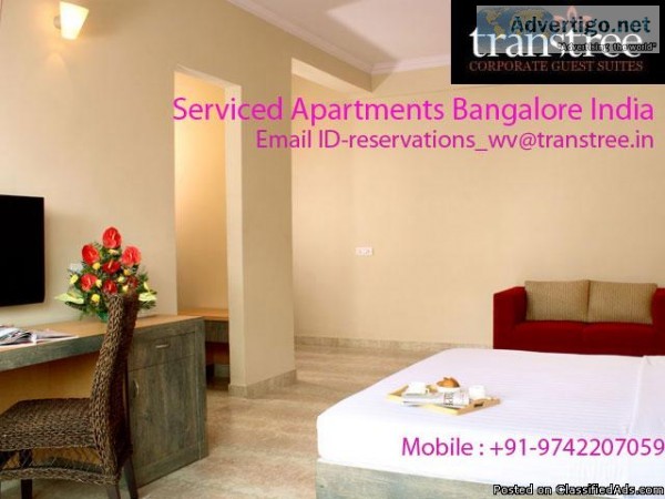 Serviced apartments Bangalore Good availability and great rates.