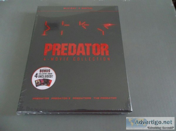 PREDATOR 4 MOVIE COLLECTION BLU-RAY  DIGITAL