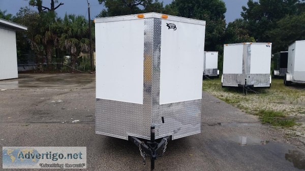 6x10Enclosed TrailerRampSide Door