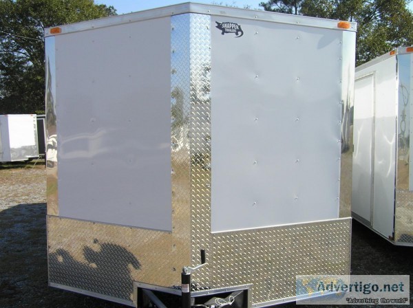 8.5x 24 Enclosed Trailer sidedoorRamp