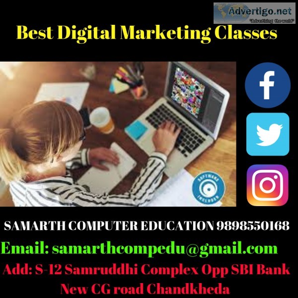 Digital Marketing Coaching  in Chandkheda - Samarth Computer