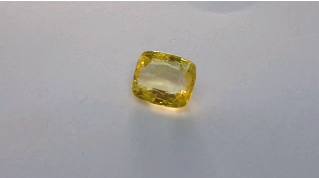 Yellow sapphire for luck and fortune