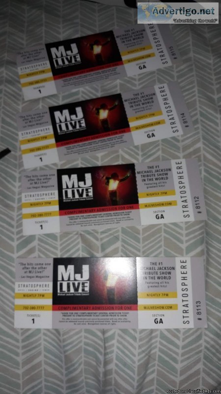 MJ liveV show and many more for 4