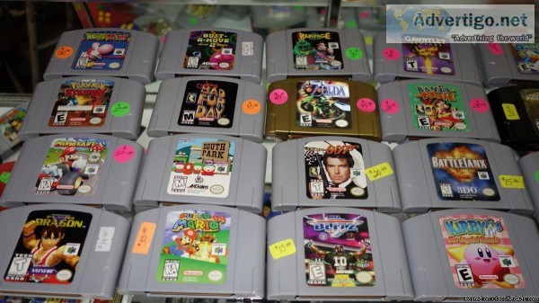 Retro video games N64 Gamecube SNES video games sale