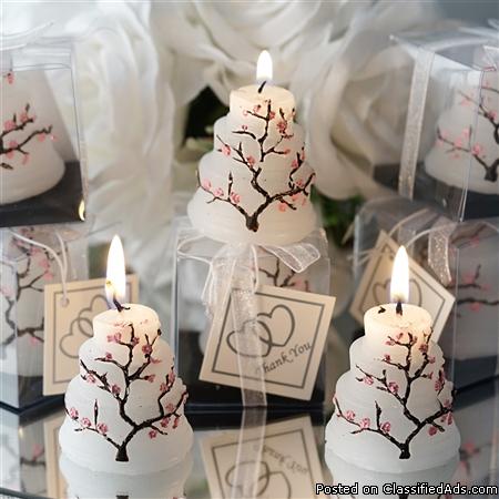 My Happiest Moment Special Cake Candle Favor - Pink