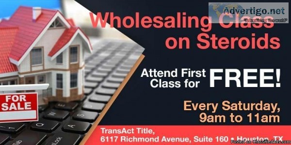 KICK OFF THE NEW YEAR WITH GETTING A WHOLESALE DEAL DONE