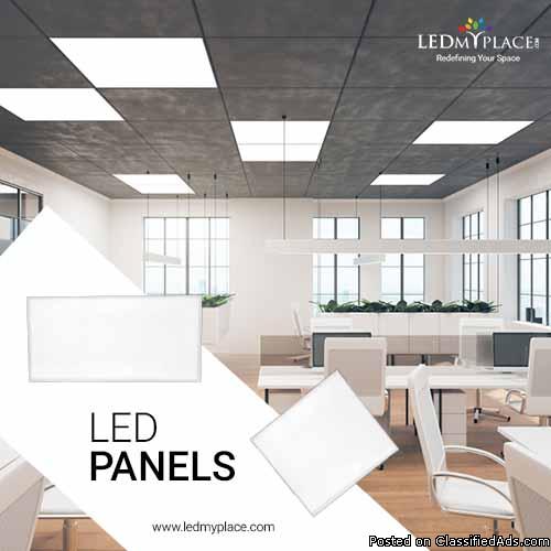 LED Panels Light reduce 75% energy consumption on lighting bills