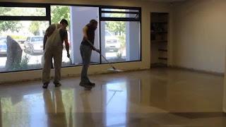 Polished Concrete Flooring Is Now Being Used In Residential Home