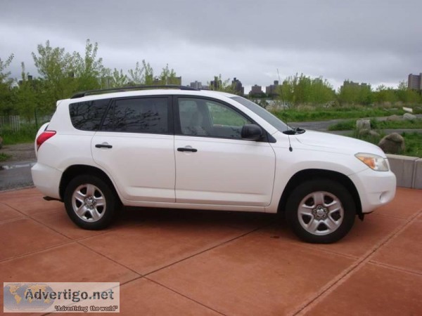 Clean White 2008 Toyota RAV4 For Sale