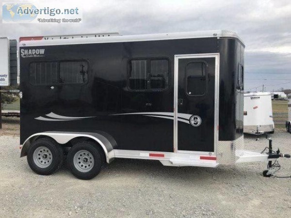 2017 Shadow Stablemate 2 horse trailer. bumper pull