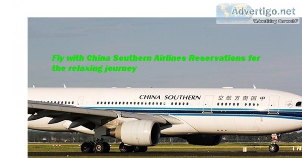 Fly with China Southern Airlines Reservations for the relaxing j