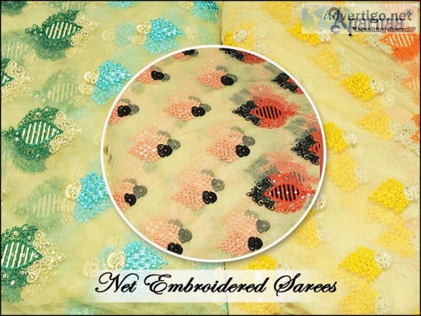 Buy Exquisitely Designed Embroidered Fabrics from Aparnaa