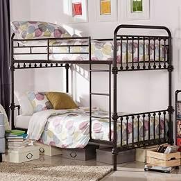 Steel pipe bunk beds