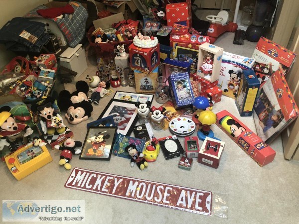 1Day Vtg Mickey Mouse Collection Railroad Collectables and more