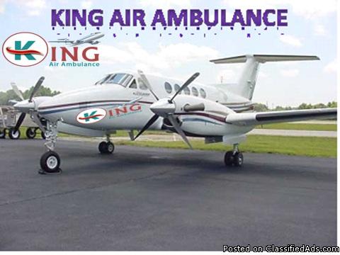 King Medical Air Ambulance Service in Delhi India